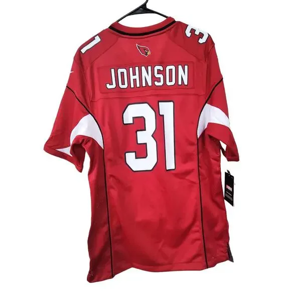 Nike NFL Arizona Cardinals Football Game Day Jersey David Johnson 31 Sz S 468942 - Picture 3 of 7